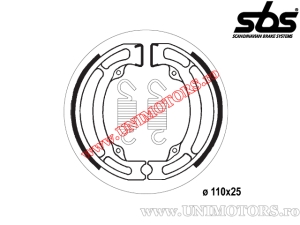 Klocki hamulcowe przednie - 110x25mm SBS 2017 - (SBS)