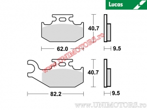 Klocki hamulcowe przednie - MCB723SI sinterowane SI - Lucas TRW