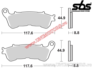 Klocki hamulcowe przednie - SBS 192HF (ceramiczne) - (SBS)