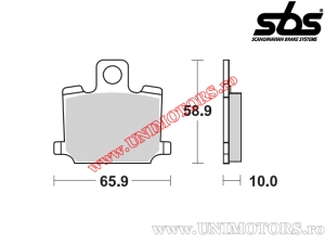 Klocki hamulcowe przednie - SBS 535HF (ceramiczne) - (SBS)