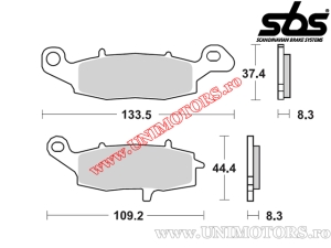 Klocki hamulcowe przednie - SBS 705RS (metalowe / sinterowane) - (SBS)