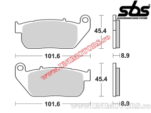 Klocki hamulcowe przednie - SBS 807HS (metalowe / sinterowane) - (SBS)