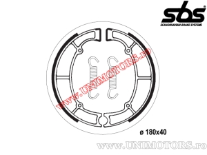 Klocki hamulcowe tył - 180x40mm SBS 2060 - (SBS)