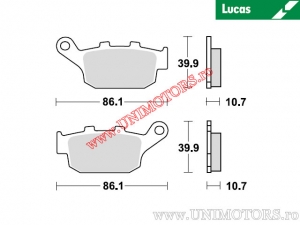 Klocki hamulcowe tył - MCB585SH sinterowane SH - Lucas TRW