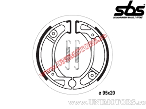 Klocki hamulcowe tylnego koła - 95x20mm SBS 2057 - (SBS)