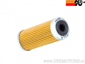 KN-652 racing oil filter - Gas Gas EC 250 / EC 500 / Husqvarna FC 250 / KTM EXC-F 250 / Freeride 250 / SX-F 450 - K&N