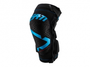 Knee Protectors (Knee Guards) Enduro / Cross 3DF 5.0 Zip Blue/Black: Size - S/M