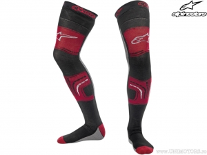 Knieschutzsocken Enduro / Cross - (rot/schwarz/grau) - Alpinestars