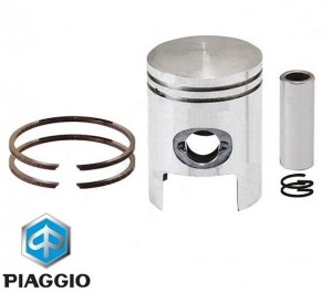 Kolbenkit - D40.00 mm (Standardgröße) Bolzen 12 - Aprilia (Piaggio-Motor) / Gilera / Piaggio / Vespa 2T 50cc - Piaggio