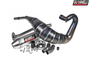 Komplette Auspuffanlage Giannelli Enduro 2T - HM CRE 50 Six ('06) - Aluminium-Endschalldämpfer