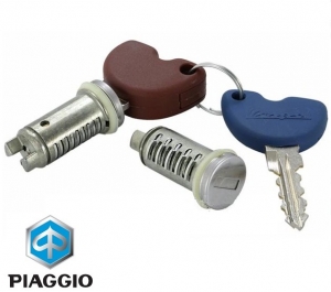 Kontakt + klucz CIP oryginalne - Vespa ET2 (ie) 50 / ET4 / LX / LXV 125-150 / Primavera / S (ie) 125cc - Piaggio