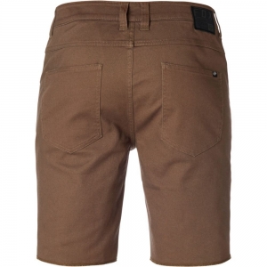 Korte casual broek Dagger 2.0 [Donkerbruin]: Maat - 34