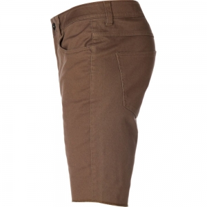 Korte casual broek Dagger 2.0 [Donkerbruin]: Maat - 34