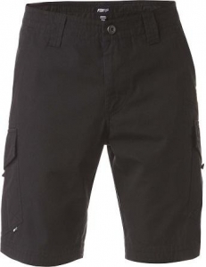 Korte casual Slambozo Cargo broek [Zwart]: Maat - 28