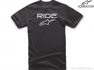 Koszulka dziecięca Ride 2.0 Tee (czarno-biała) - Alpinestars