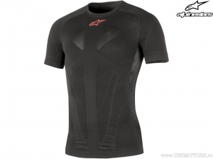 Koszulka motocyklowa Strada Tech Top Summer (czarno/czerwona) - Alpinestars