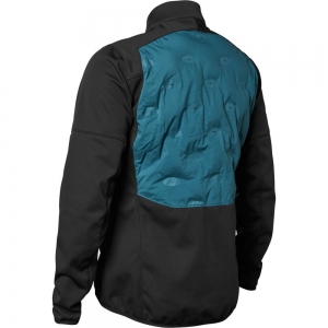 Kurtka MTB Ranger Windbloc® Fire [Czarno/Niebieski]: Rozmiar - M