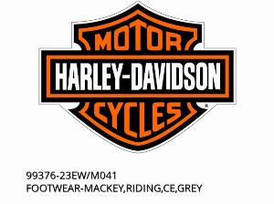 LÁBBELI-MACKEY, MOTOROZÁS, CE, SZÜRKE - 99376-23EW/M041 - Harley-Davidson