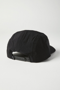 Lässige Fox Badge 5 Panel Kappe [Schwarz]: Größe - Eine Größe