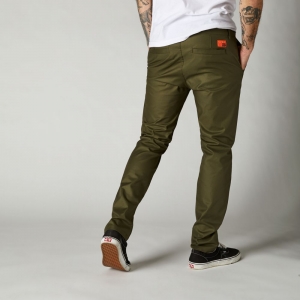 Lässige Hose Essex Stretch Slim [Armee Grün]: Größe - 34