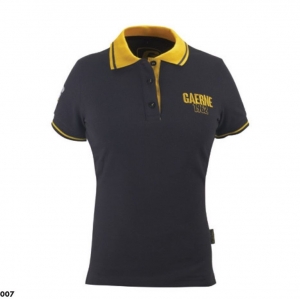 Lässiges Polo 1962 Gaerne grau/gelb T-Shirt: Größe - M