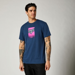 Lässiges T-Shirt Dier SS [Dunkelblau]: Größe - L