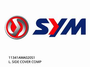 L. SIDE COVER COMP - 11341AWA020S1 - SYM