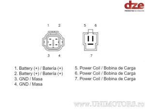 Lade-Relais - Arctic CAT 400 / CAT 500 / TRV 400 / TRV 500 / Suzuki LT-A 500 / LT-F 500 / SV 650 / SV 1000 / VL 800 - DZE