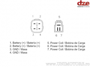 Lade-Relais - Suzuki GSX Hayabusa 1300 / GSX B-King 1300 ('08-'12) - DZE