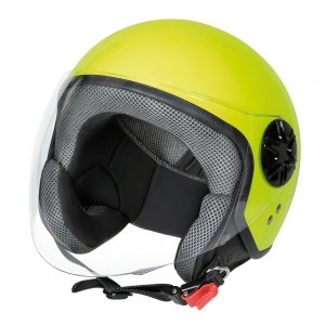 LAMPA - Kask Otwarty LD-3, Żółty Fluorescencyjny [M]