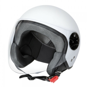 LAMPADA - Casco Aperto LD-3, Bianco Opaco [XL]