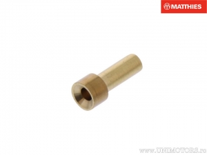 Lasmof lengte: 11,0 mm - gat diameter: 2,0 mm - buiten diameter: 3,0 mm - JM naar EX