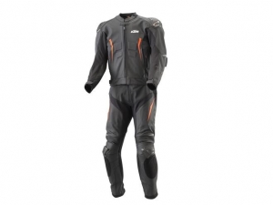 Leather two-piece racing suit: Size - XL