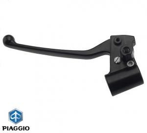 Left brake lever with support - Aprilia Sport City One / SR Motard / Derbi Variant / Piaggio Typhoon Euro 3 50-125cc - Piaggio