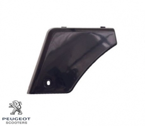 Left fairing (mask) under saddle - black - Moped Peugeot 103 RCX / 103 SPX 2T 50cc - Peugeot