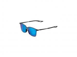 LEGERE SQUARE - Soft Tact Black - Blue Multilayer Mirror Lens: Size - OneSize