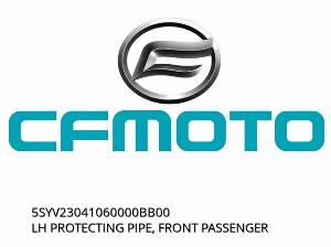 LH PROTECTING PIPE, FRONT PASSENGER - 5SYV23041060000BB00 - CFMOTO