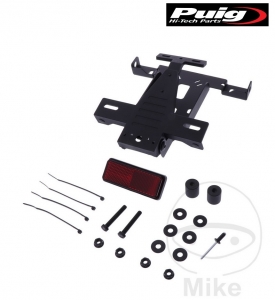 License plate holder support Puig - Kawasaki Z 1000 B ('07-'09) / Kawasaki Z 1000 C ABS ('07-'09) - JM