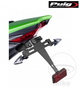 License plate holder support Puig - Kawasaki Z 1000 F ('14-'16) / Kawasaki Z 1000 F Special Edition ('14-'15) - JM