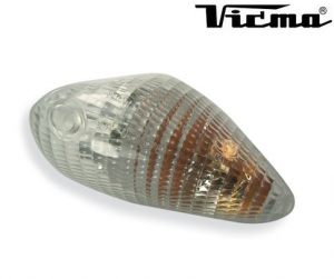 Linker vorderer Blinkerglas geraucht - Piaggio NRG MC3 DD / NRG MC3 DT / NRG MC3 Purejet / Typhoon ('06-) 50cc - Vicma