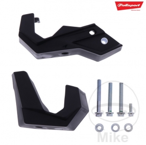 Lower black fork protection Polisport - Honda CRF 250 R ('15-'21) / Honda CRF 450 R ('15-'22) - JM