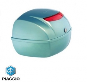 Luggage compartment 32 liters original - color: green - Vespa LX 50-125-150cc - Piaggio