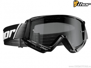 Lunettes de protection enduro/cross Combat Sand (noir/blanc) - Thor