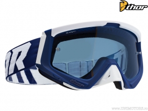 Lunettes de Protection Enduro/Cross Sniper (Bleu Marine/Blanc) - Thor