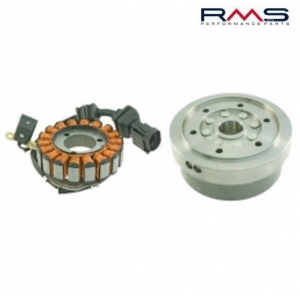 Magnetou (stator aprindere) complet - Aprilia Atlantic / Scarabeo / Malaguti Madison / Piaggio Beverly / X9 Evo 4T LC 250c - RMS