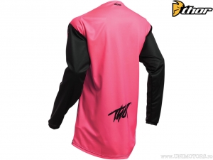 Maillot Enduro/Cross Homme Sector Link (Noir/Rose) - Thor