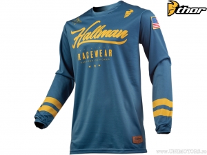 Maillot Enduro/Cross Hopetown (Bleu/Orange) - Hallman