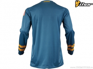 Maillot Enduro/Cross Hopetown (Bleu/Orange) - Hallman