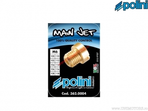 Main jet set Dellorto (Ø 100->118 / 6mm) - 10 pieces - Polini