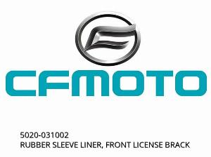 MANŞON DE CAUCIUC, SUPORT PLACĂ DE ÎNREGISTRARE FAȚĂ - 5020-031002 - CFMOTO